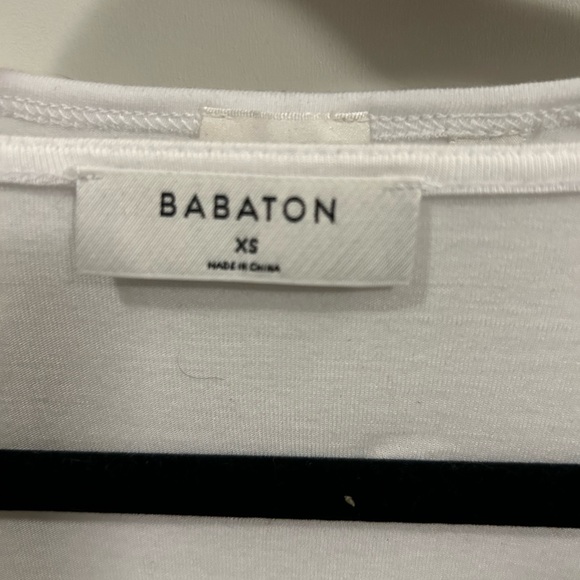 white babaton top with tie - Picture 2 of 2